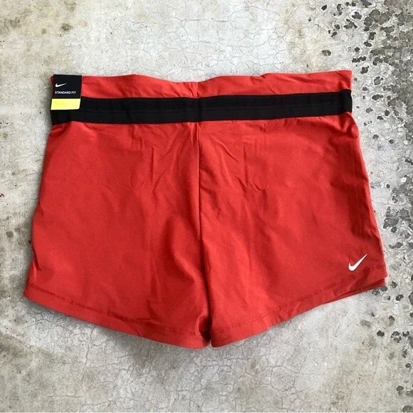 NWT Nike Tennis Shorts Naomi Osaka Utility Belted Orange Nylon Spandex Mesh L - Picture 16 of 16